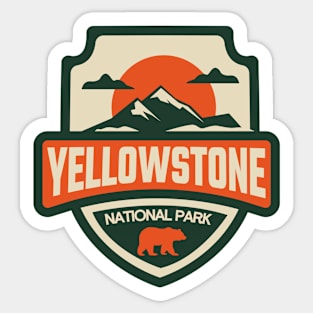 Yellowstone National Park Sticker